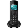 Maxcom MM35D Teléfono Inalámbrico Negro con Lector de Tarjetas SIM